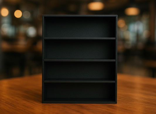 3D Printed Mini Book Case Shelf | Miniature Bookshelf with Mini Books (Dollhouse Library Decor)