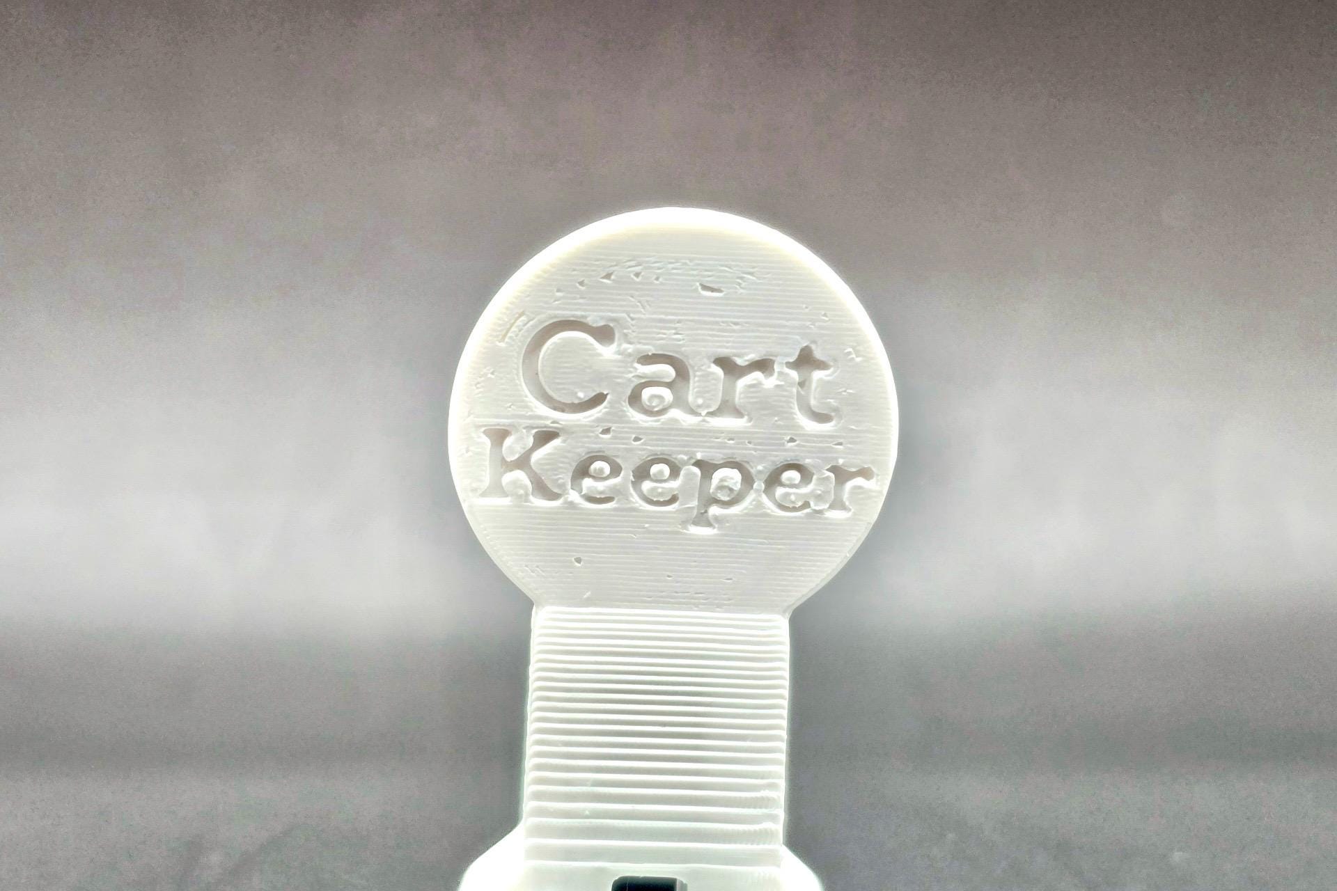 Shopping Cart Hero: Quarter Holder Keychain, Trolley Token, Cart Release Tool, Aldi Quarter Keeper, Reusable Grocery Cart Coin, Stocking Stu