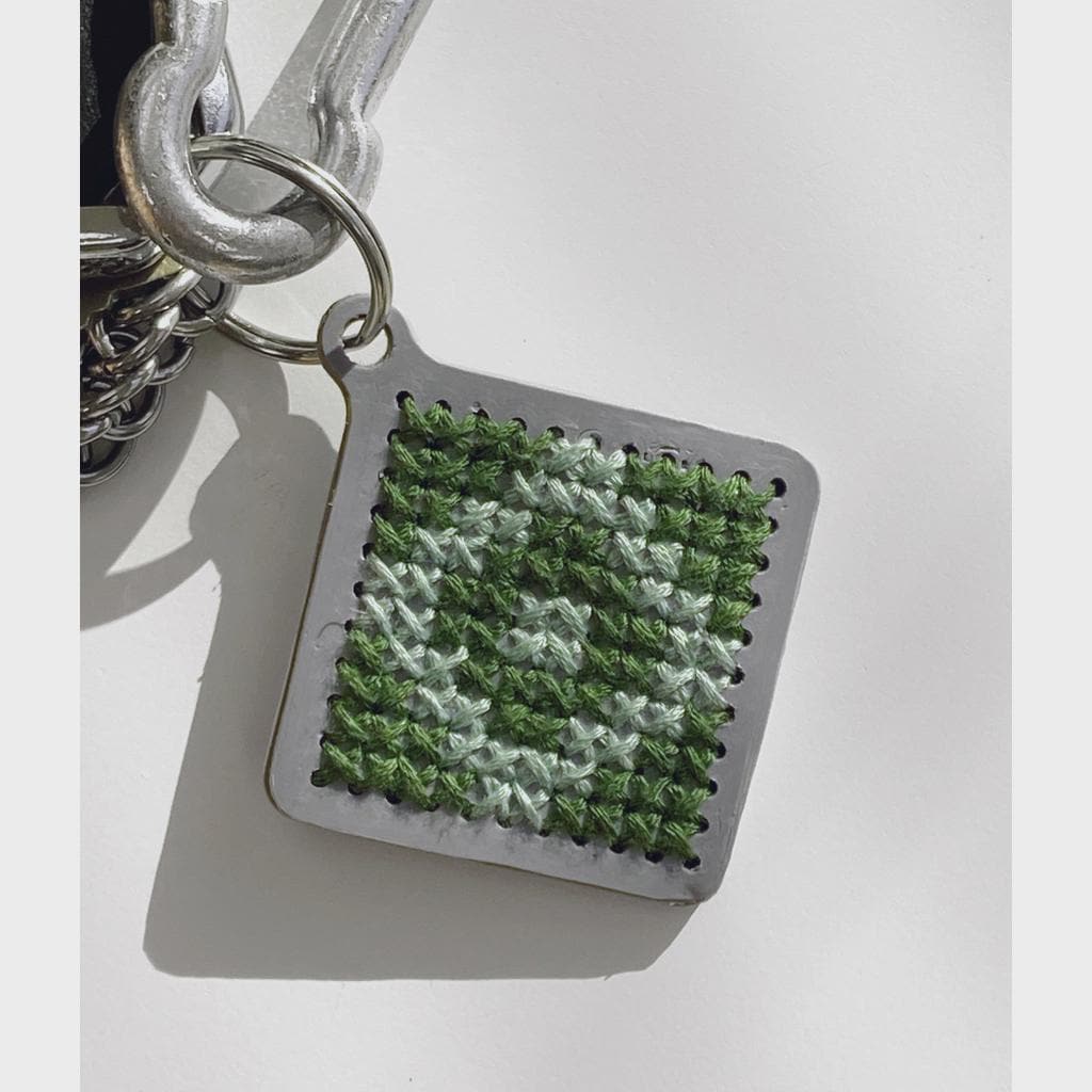 Cross Stitch Keychain