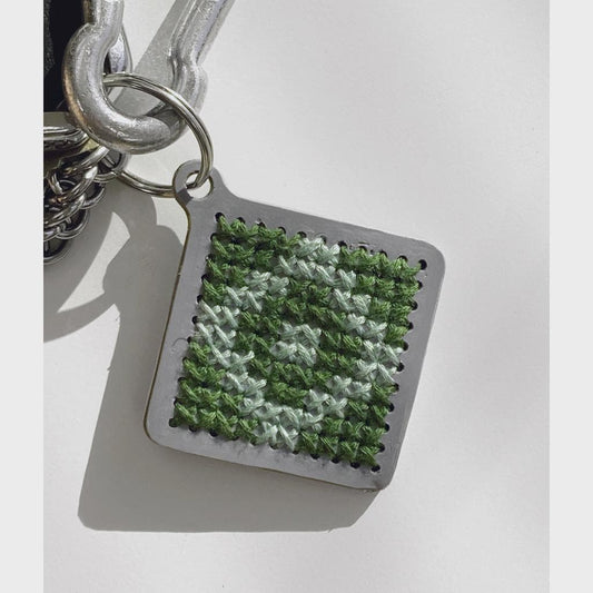 Cross Stitch Keychain